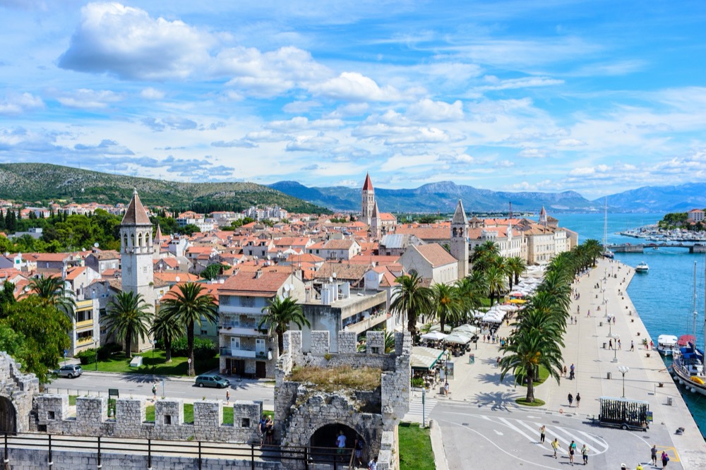 Trogir, Croatia from above